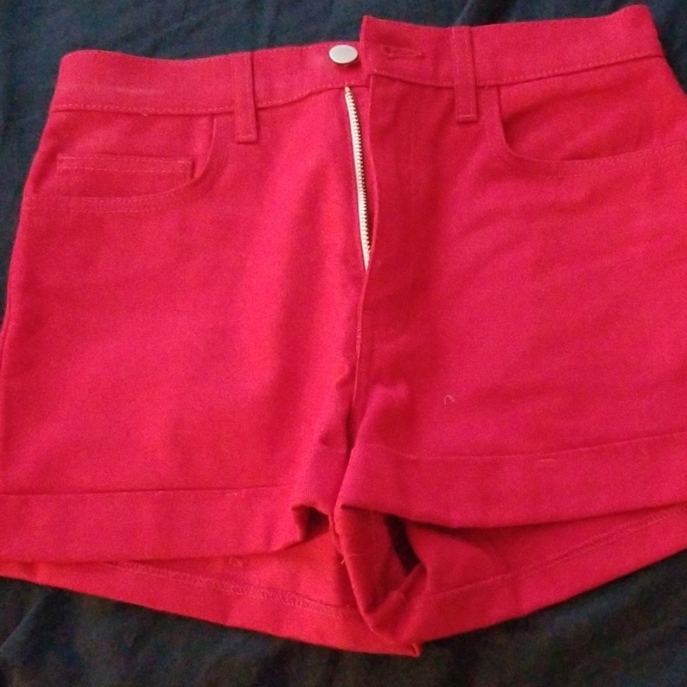 High waisted shorts